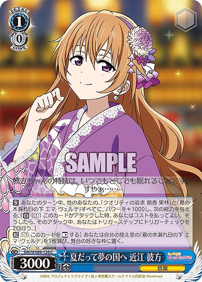 夏だって夢の国へ 近江 彼方 【SIN/W109/126C】